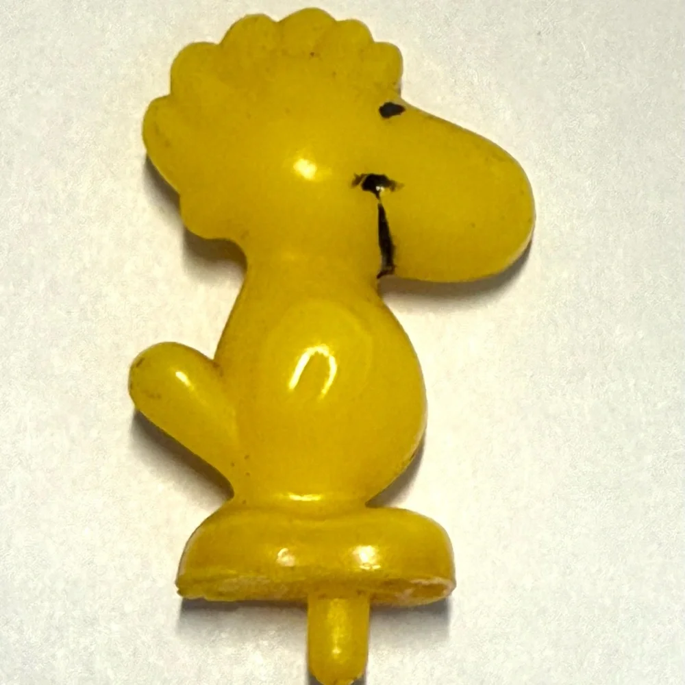 Yellow Cartoon Character Pin